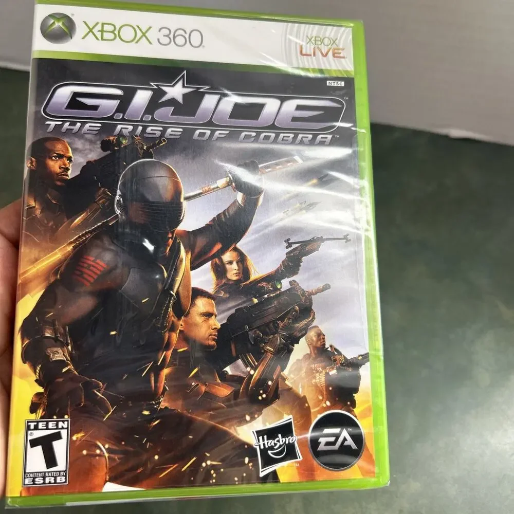 G.I. Joe The Rise of Cobra Xbox 360 New Sealed Original Shrink Wrap READ GI Joe